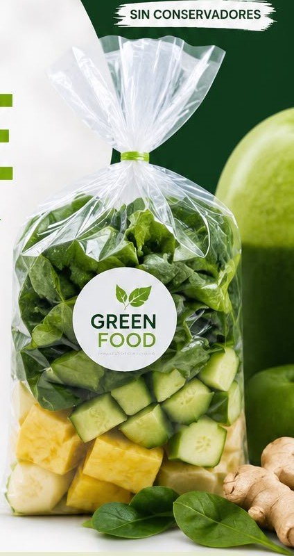Kit de jugo verde con pepino, nopal, piña y espinaca